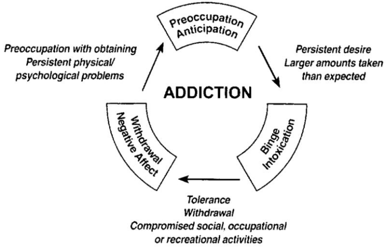 The cycle of addiction.